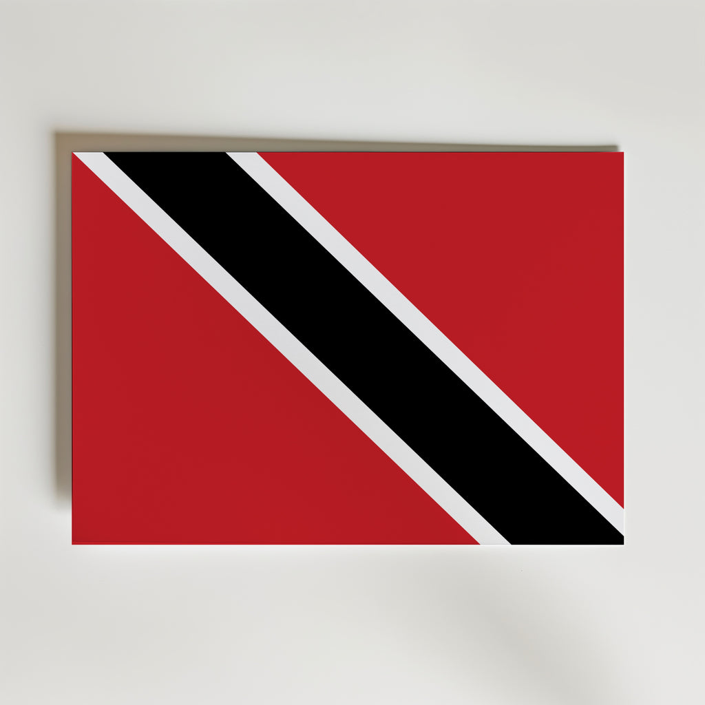 Trinidad and Tobago National Flag Poster affisch – poster till väggdekoration – köp online hos Bozetto