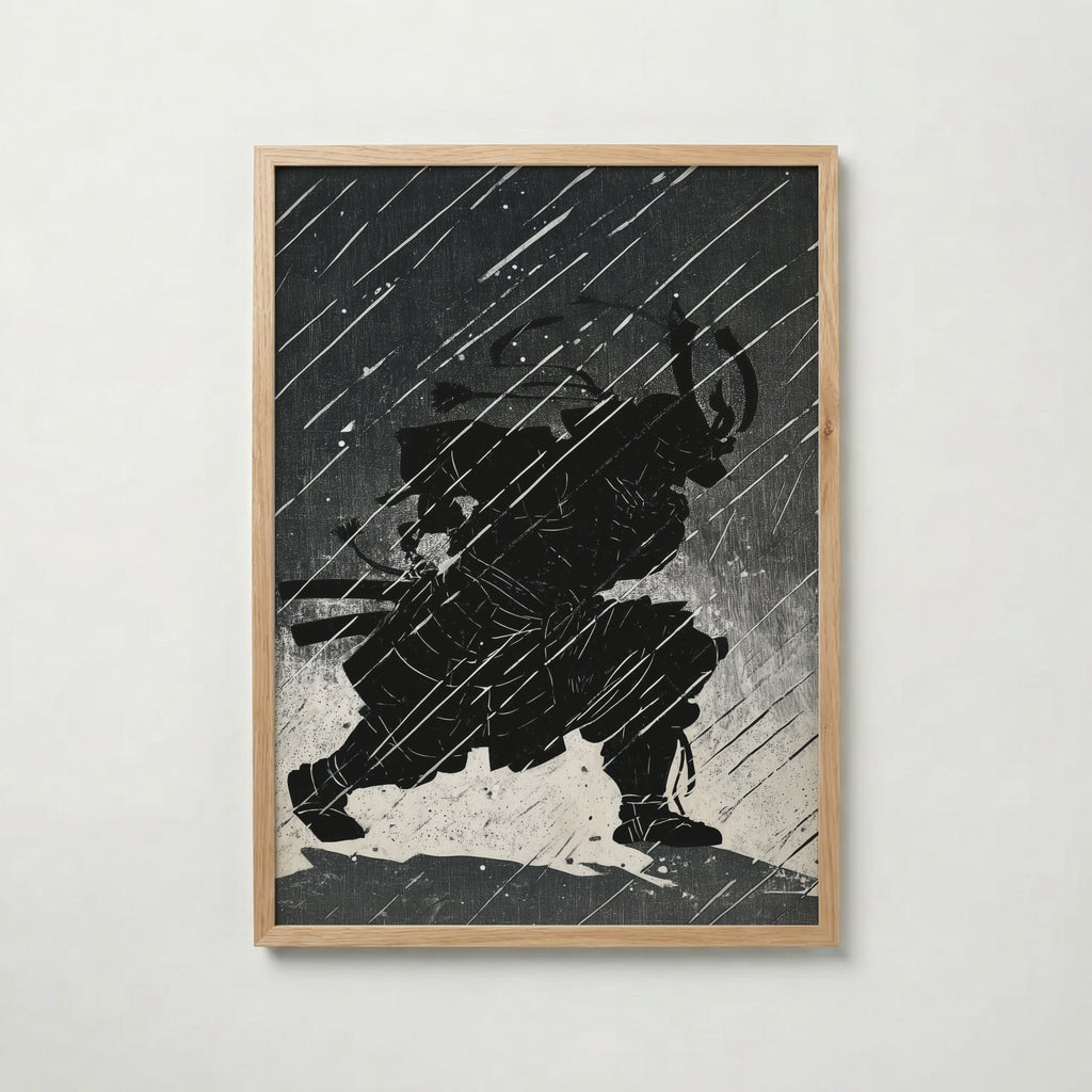 Shadow Samurai Poster affisch – köp poster online – Bozetto väggdekoration