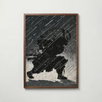 Shadow Samurai Poster – köp affisch till hemmet – Bozetto väggdekoration