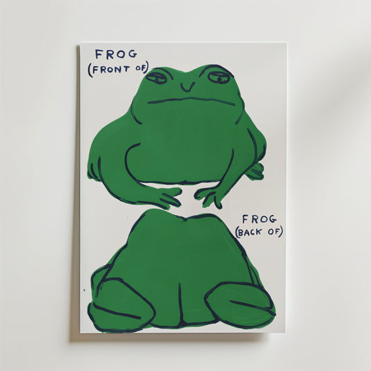 Frog Perspective Poster
