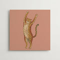 Stretching Leopard Poster – produktbild