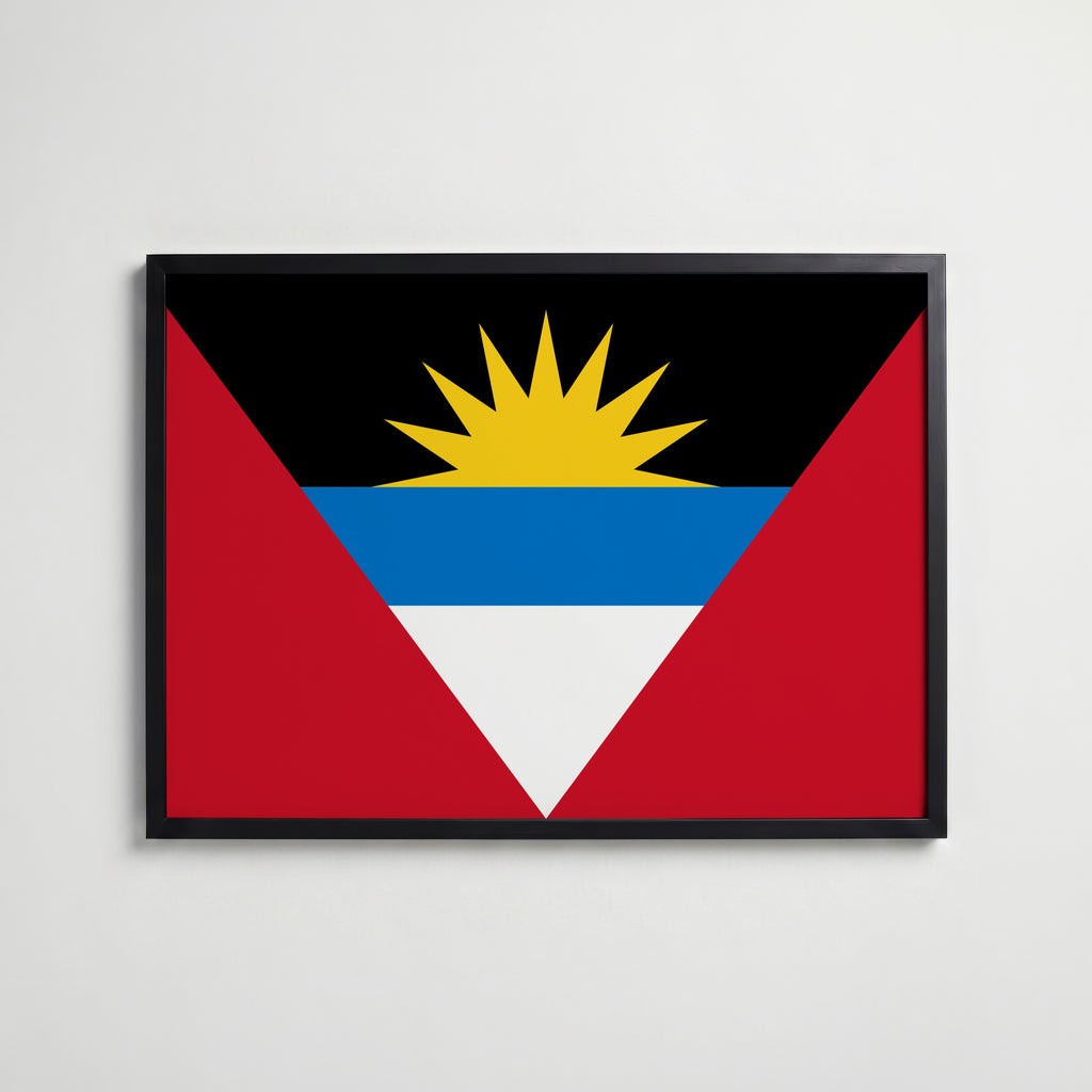 Antigua and Barbuda National Flag Poster affisch – köp poster online – Bozetto väggdekoration
