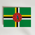 Dominica National Flag Poster – modern konst och stilren konsttryck för hemmet hos Bozetto