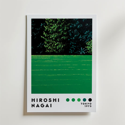 Hiroshi Nagai Midnight Garden Poster