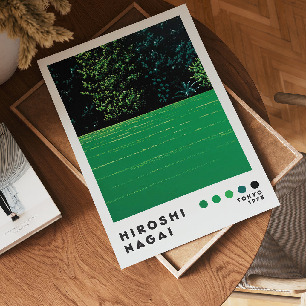 Hiroshi Nagai Midnight Garden Poster