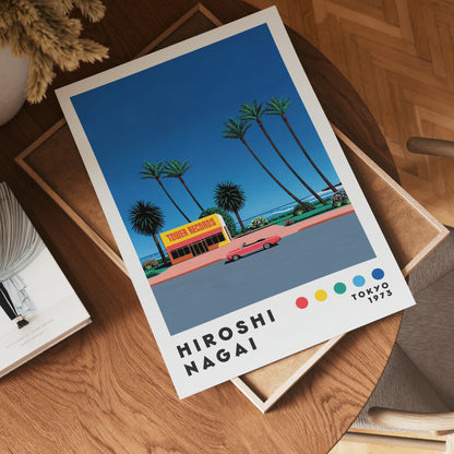 Hiroshi Nagai Tower Records Drive Poster