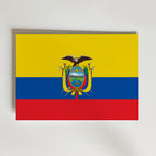 Ecuador National Flag Poster affisch – poster till väggdekoration – köp online hos Bozetto