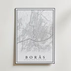 Borås Karta Poster