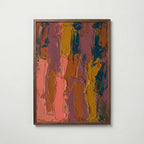 Sunset Abstract Poster – valnötsram