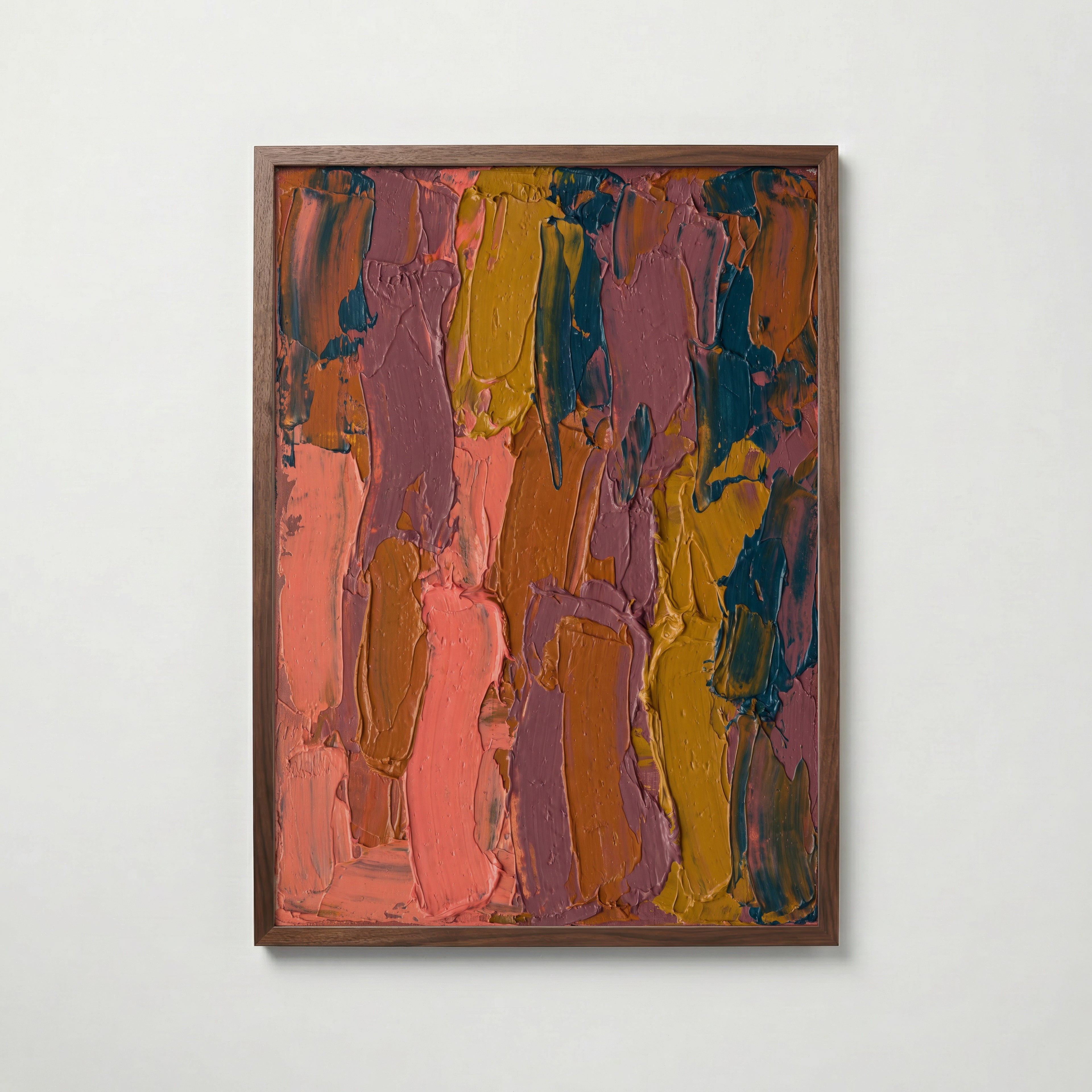 Sunset Abstract Poster – valnötsram
