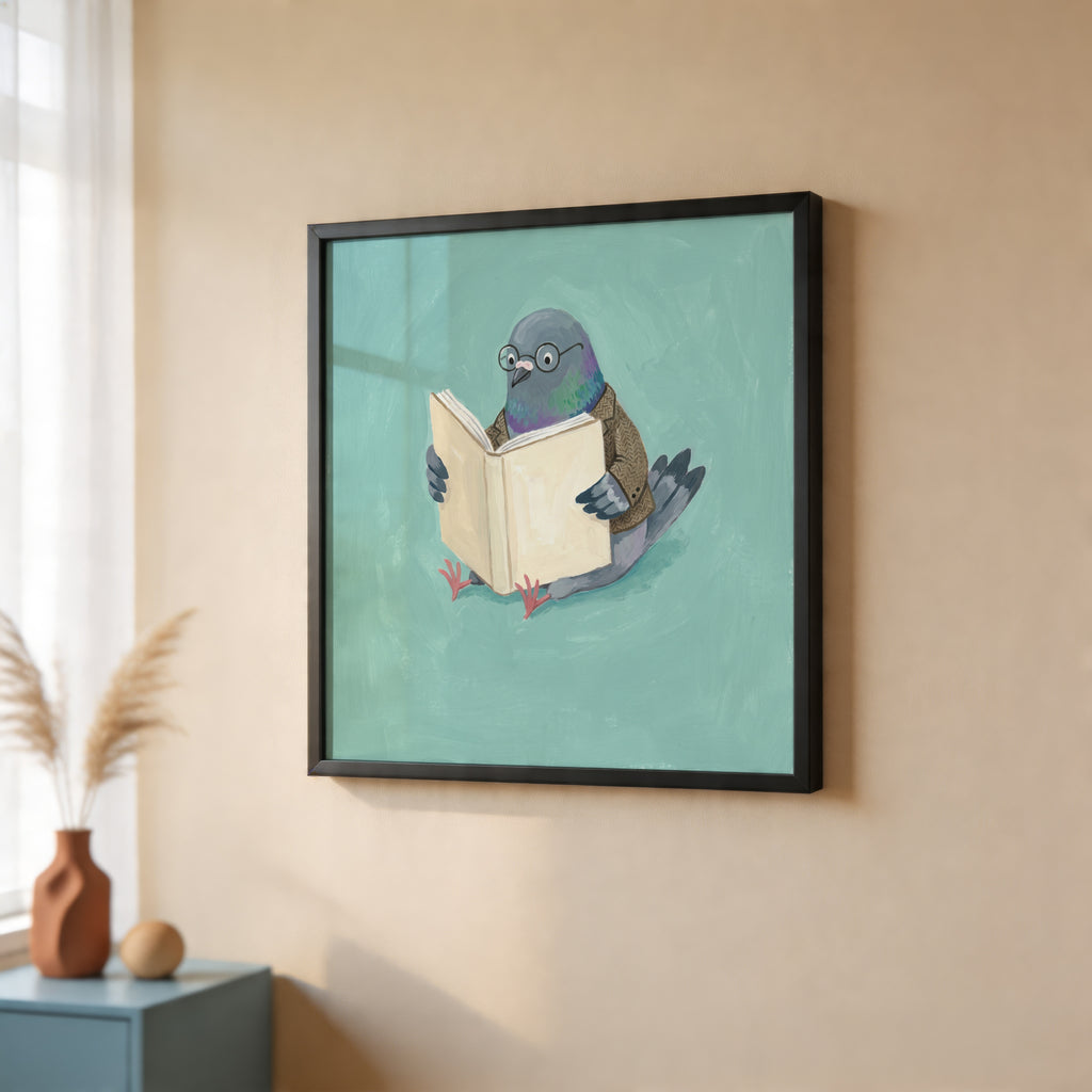 Reading Pigeon Poster – i rum 2