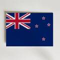 New Zealand National Flag Poster – modern konst och stilren konsttryck för hemmet hos Bozetto