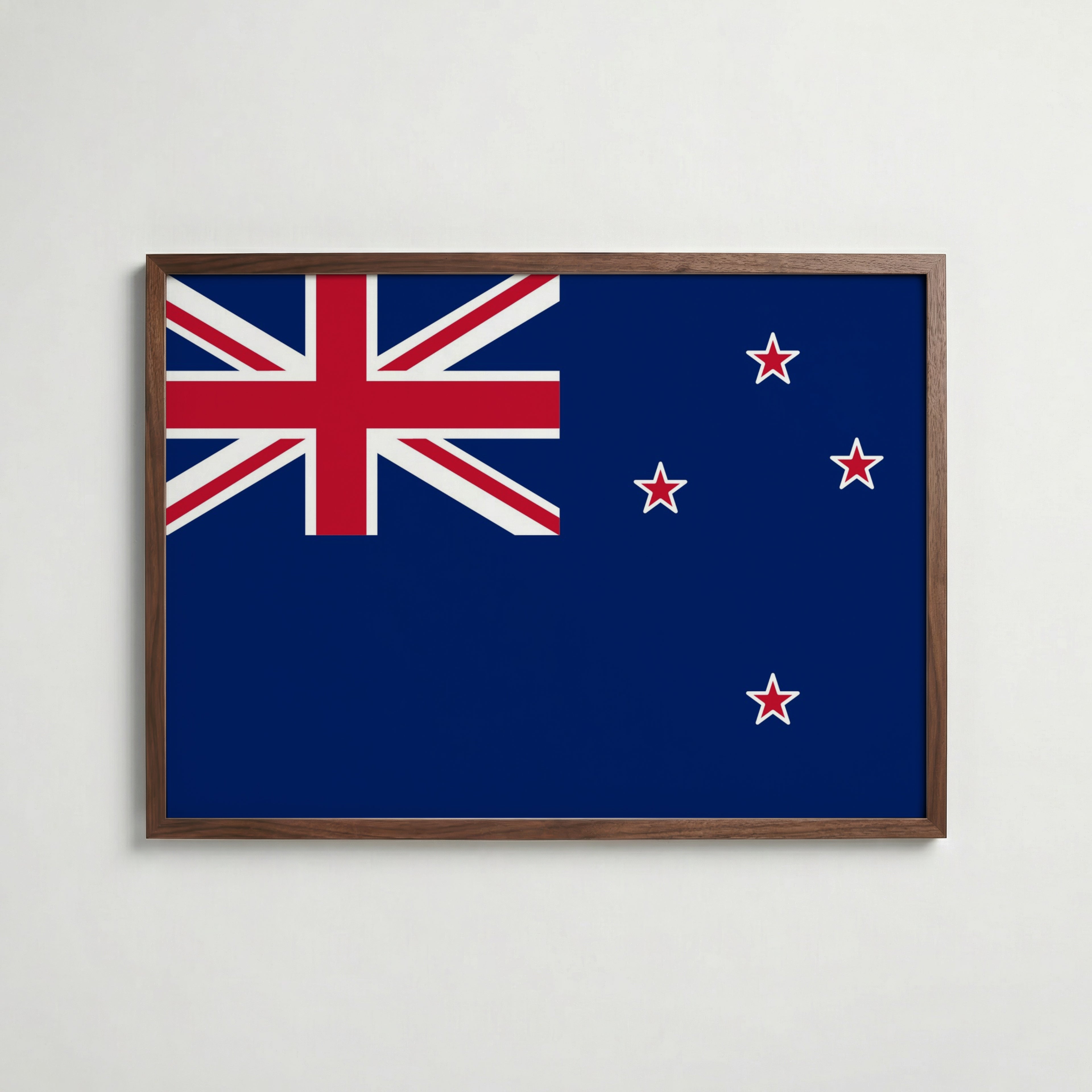 New Zealand National Flag Poster poster – väggdekoration för hemmet – köp hos Bozetto