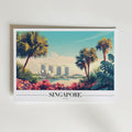 Singapore Skyline Poster