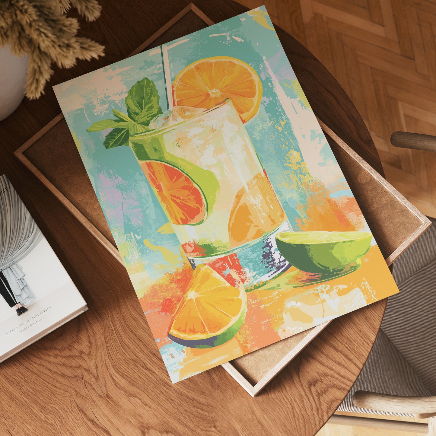 Gylden Citrus Fizz Plakat