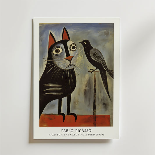Picasso Staring Contest Poster