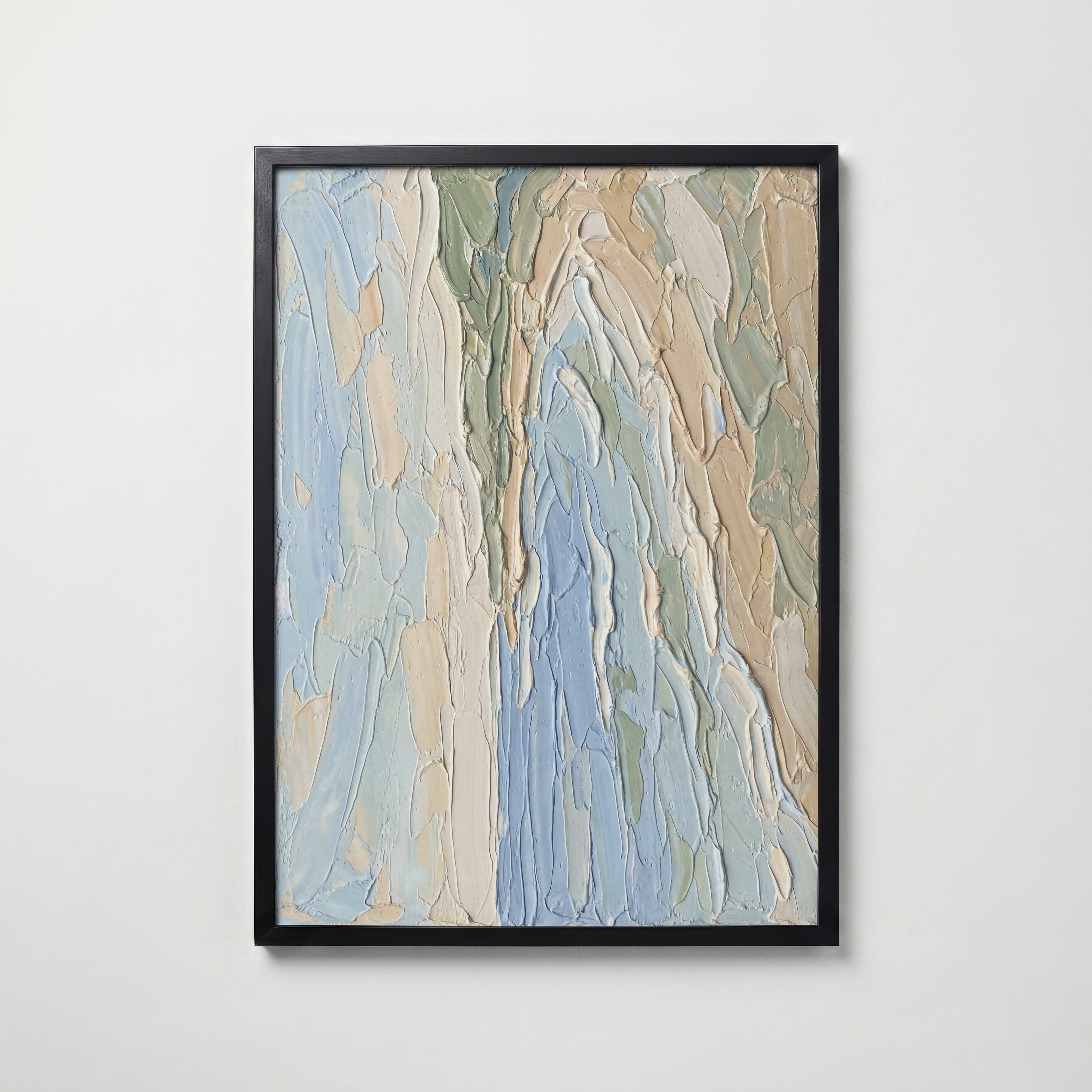 Coastal Abstract Poster – svart ram