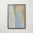 Coastal Abstract Poster – valnötsram