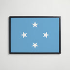 Micronesia National Flag Poster affisch – köp poster online – Bozetto väggdekoration
