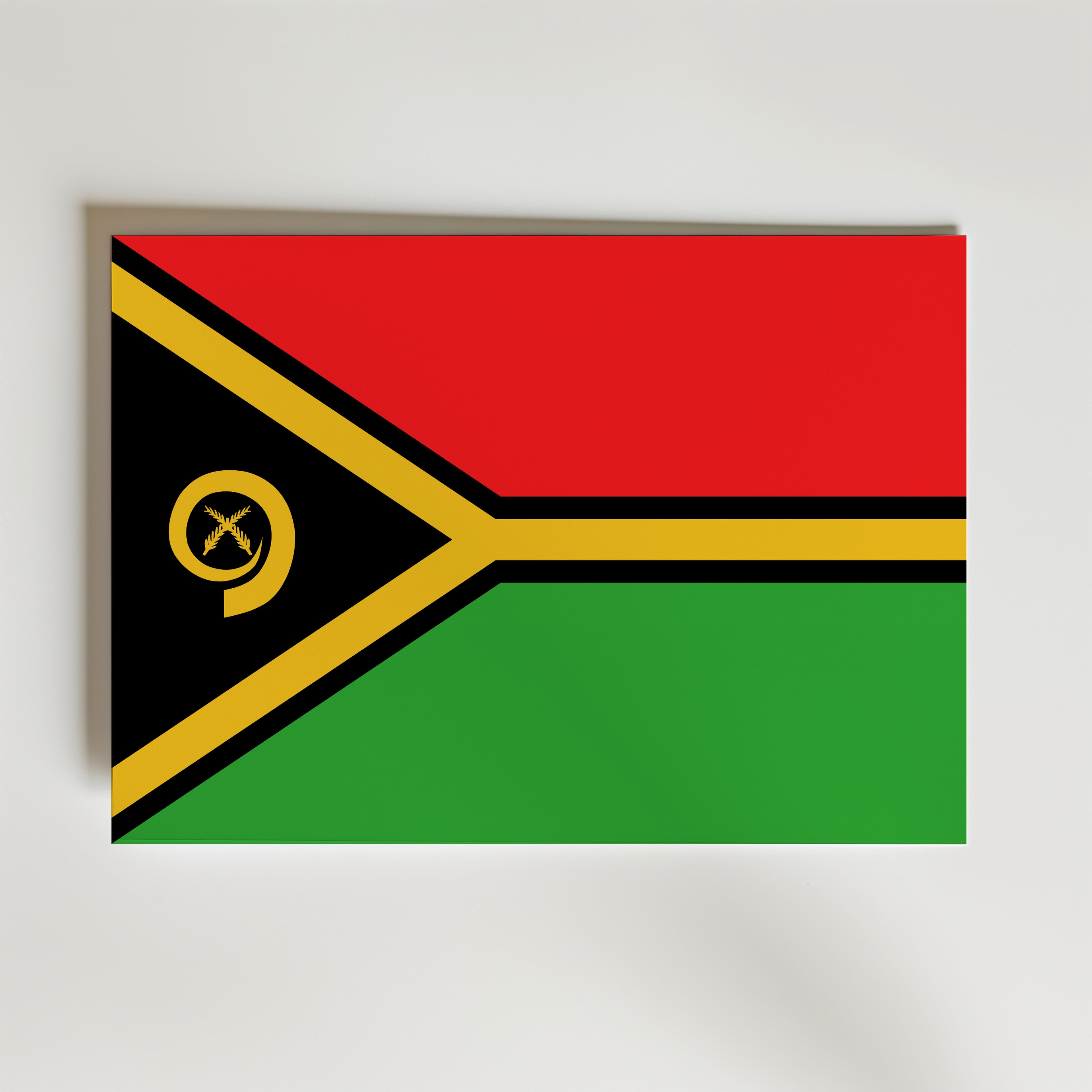 Vanuatu National Flag Poster affisch – poster till väggdekoration – köp online hos Bozetto