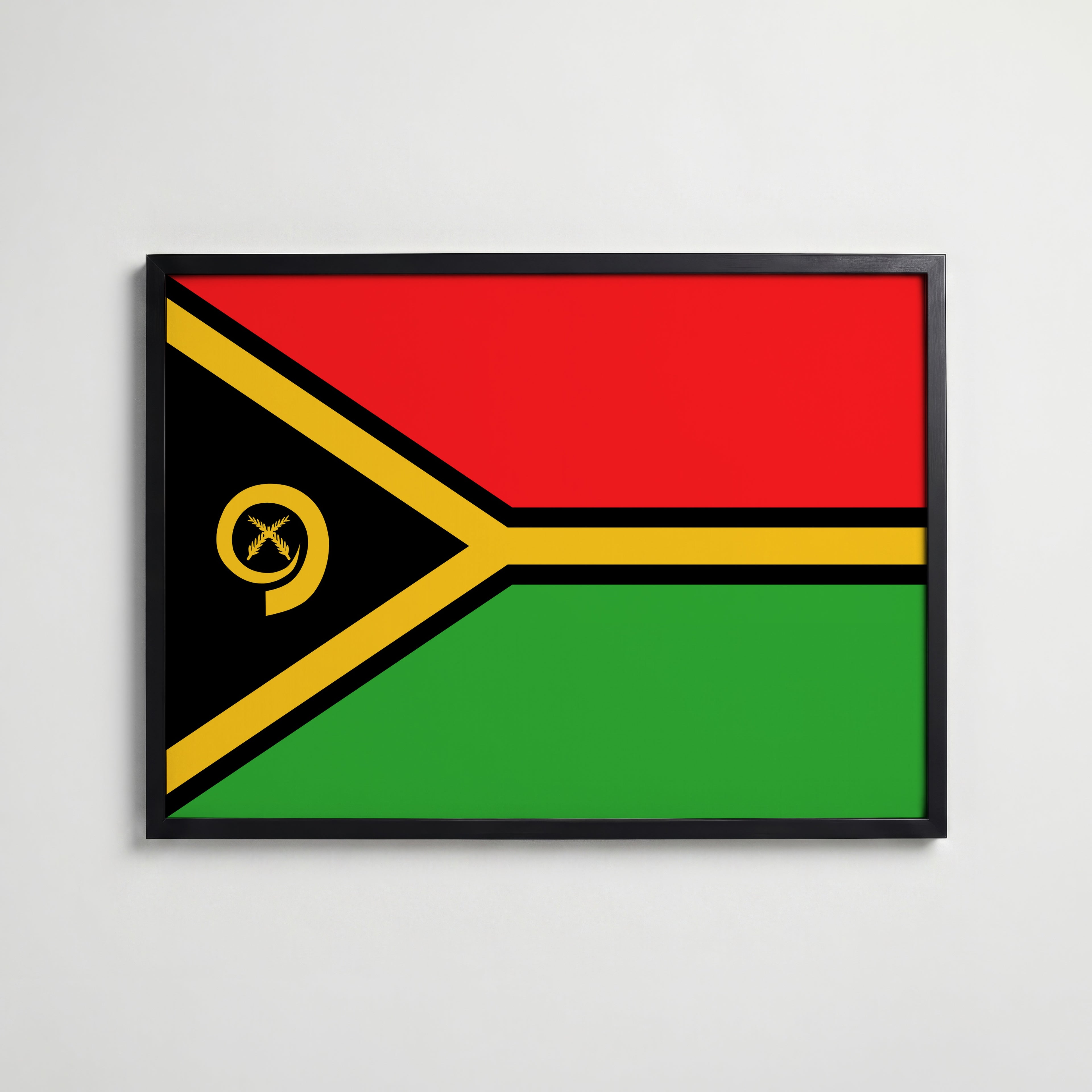 Vanuatu National Flag Poster affisch – köp poster online – Bozetto väggdekoration