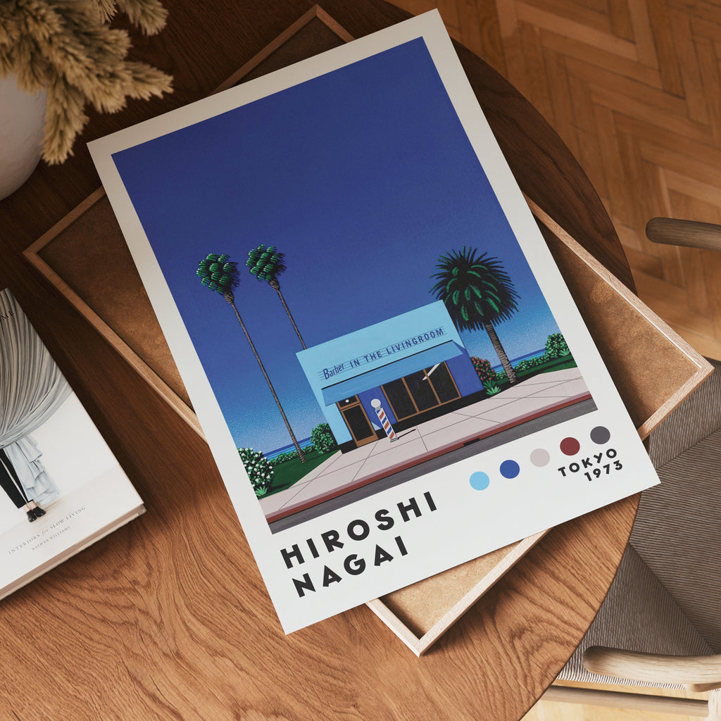 Hiroshi Nagai Barber Shop Poster