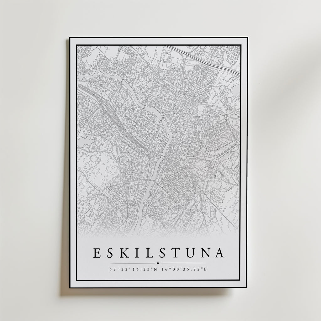 Eskilstuna Karta Poster