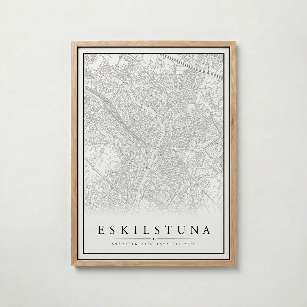 Eskilstuna Karta Poster