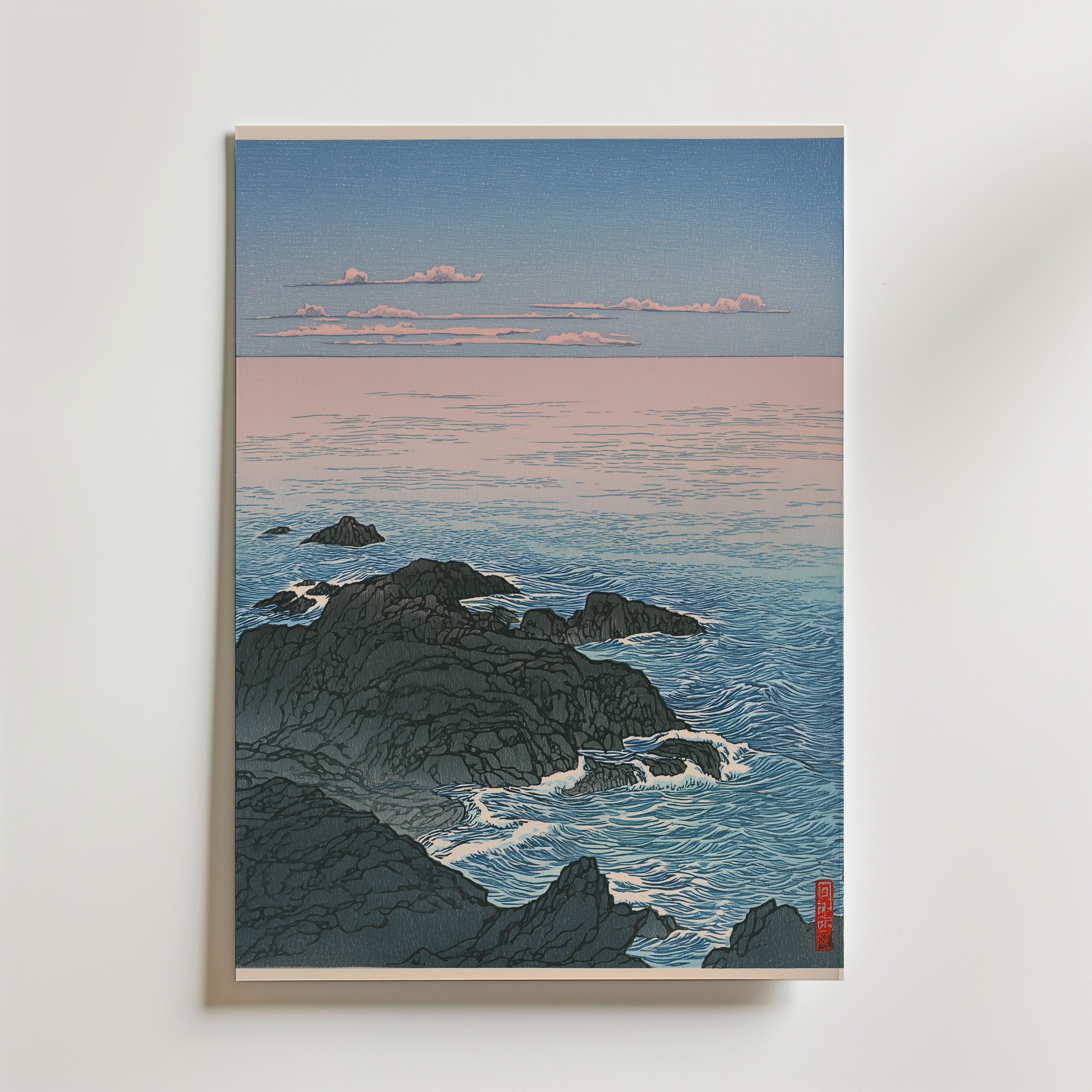 Ocean Horizon Poster affisch – poster till väggdekoration – köp online hos Bozetto