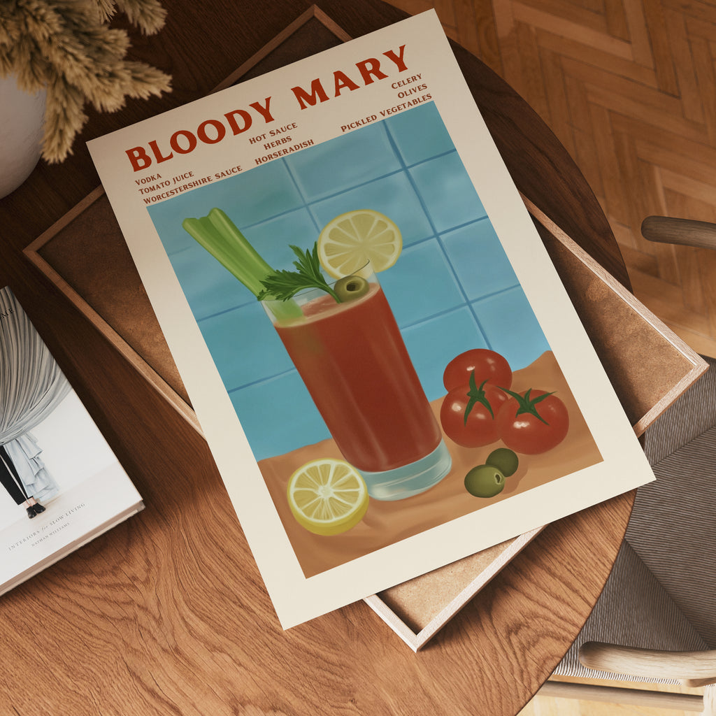 Bloody Mary Cocktail Poster