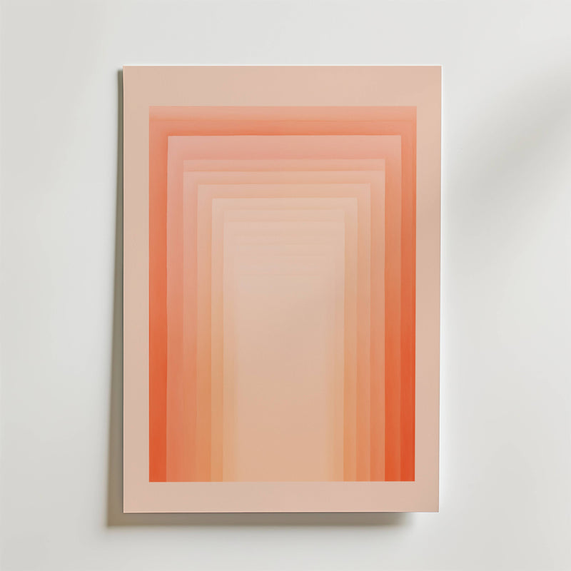 Peach Gradient Poster
