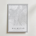 Storleksguide för Halmstad Karta – välj din favoritstorlek och beställ hos Bozetto