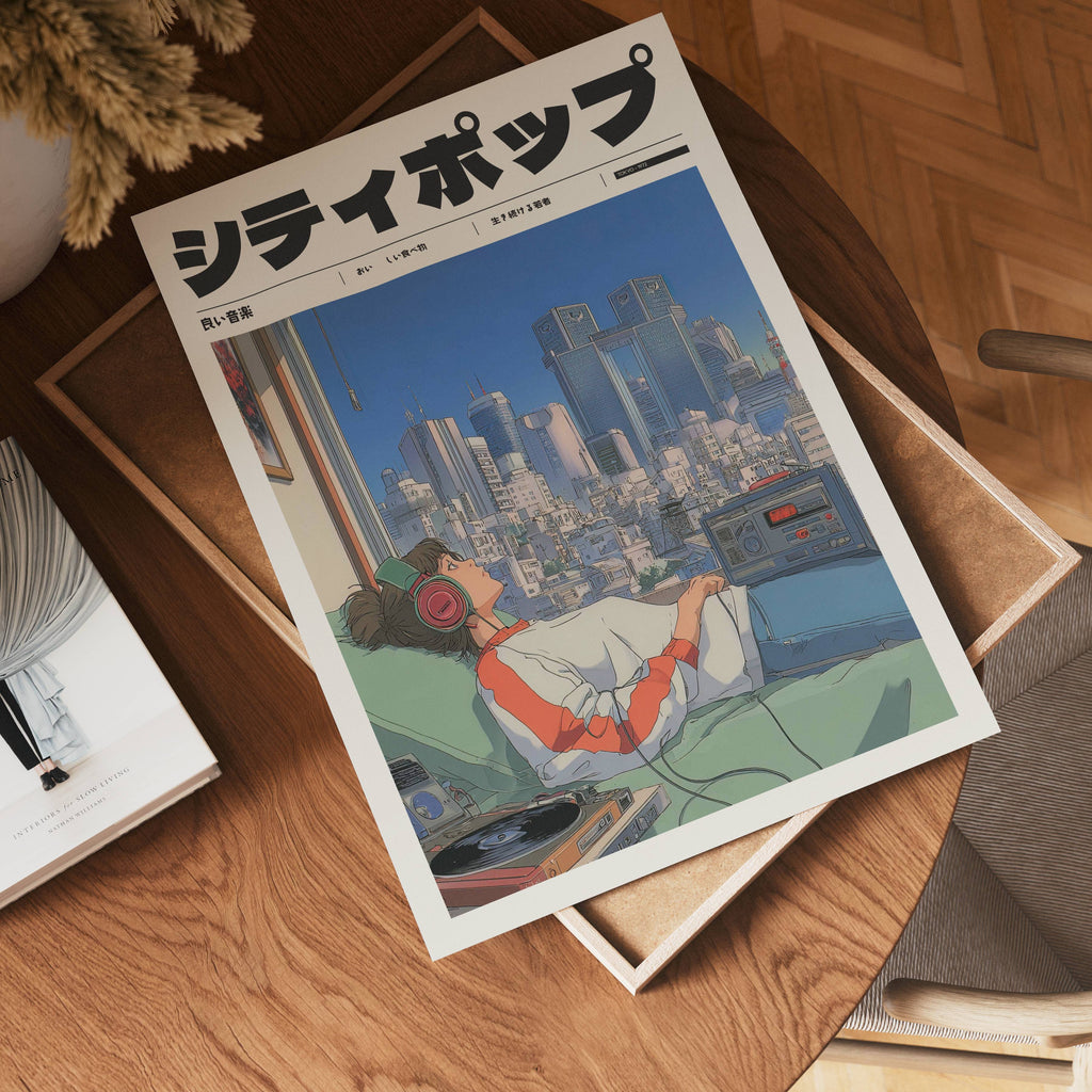 Neon Afternoon Poster