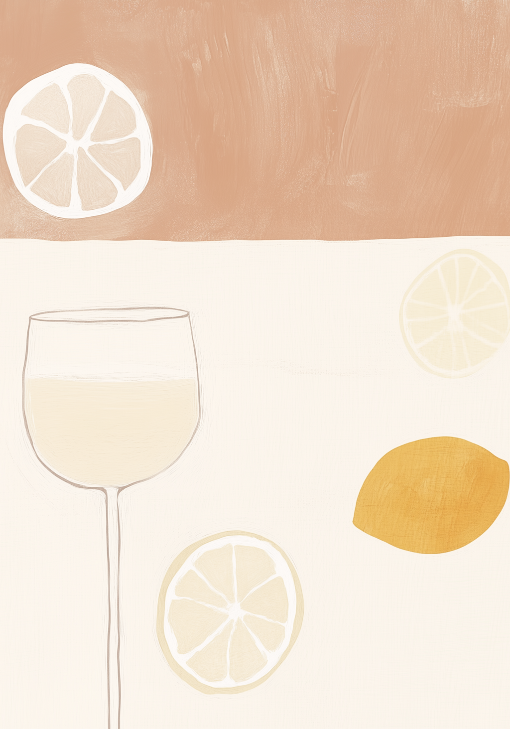 Sunny Sip Drink Poster
