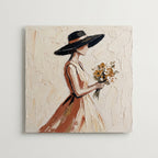 Woman With Flowers Poster – i rum 1