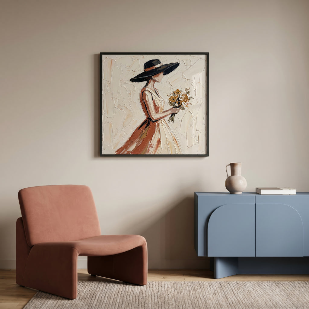 Woman With Flowers Poster – i rum 2