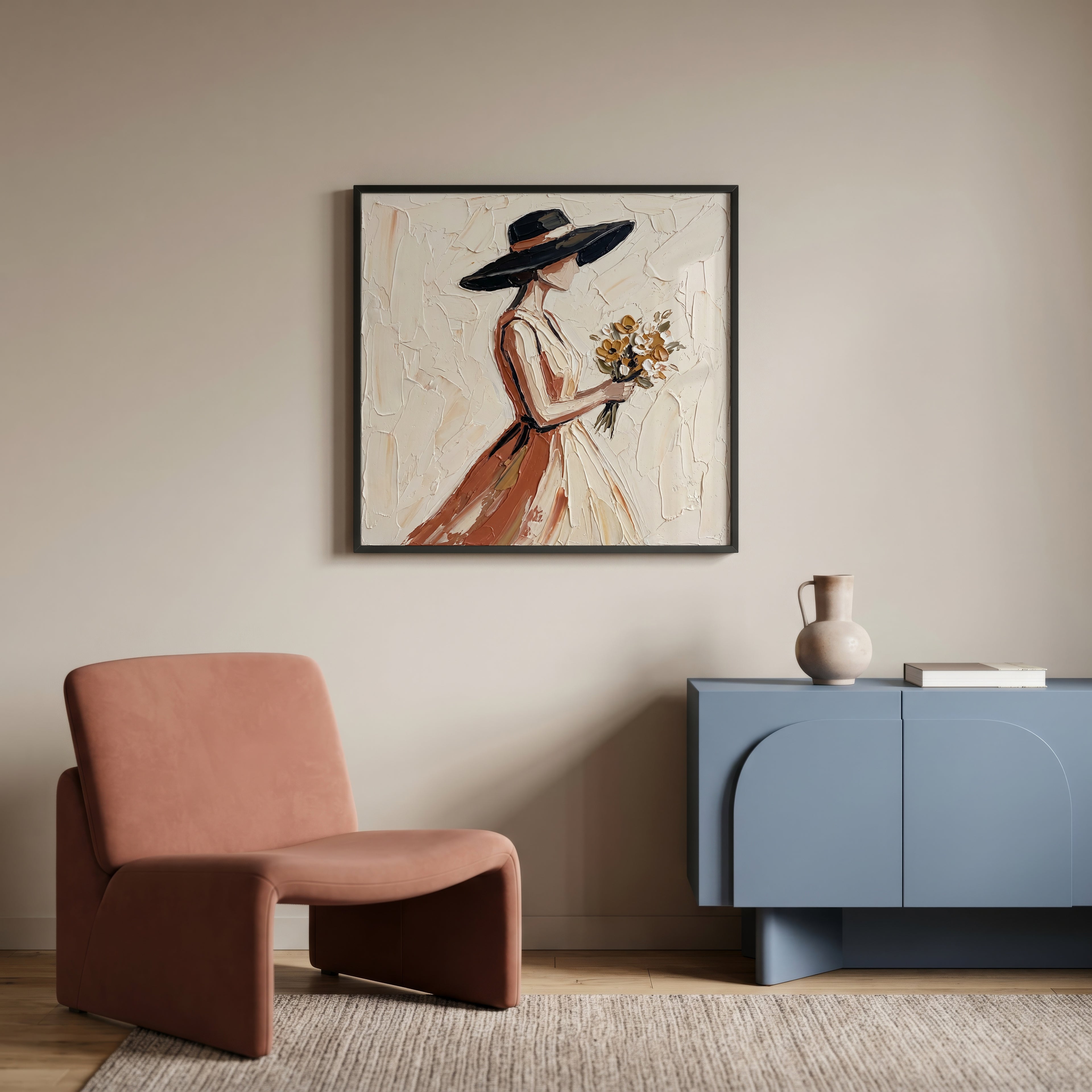 Woman With Flowers Poster – i rum 2