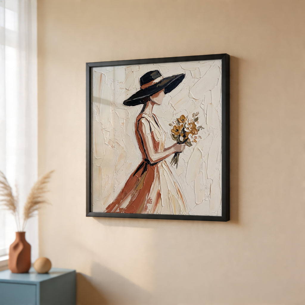 Woman With Flowers Poster – i rum 3