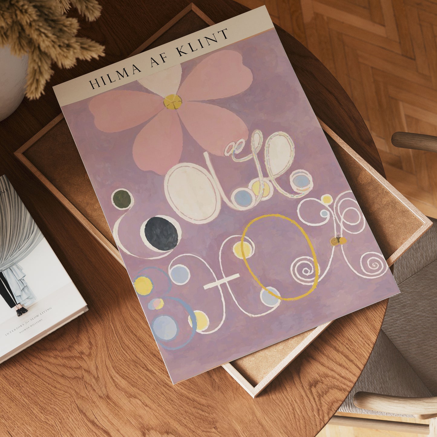 Hilma af Klint The Pink Flower Poster