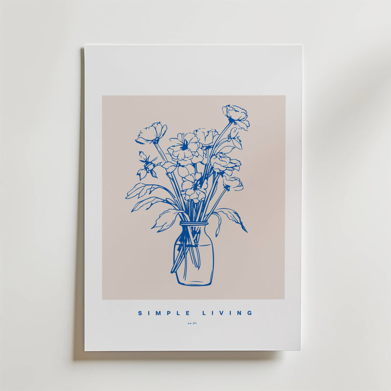 Simple Living Poster