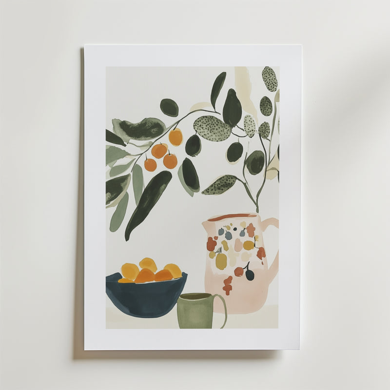 Citrus Table Poster