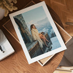 Alpine Couture Reverie Poster – modern konst och stilren konsttryck för hemmet hos Bozetto