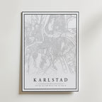 Karlstad Karta Poster