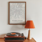 Karlstad Karta Poster