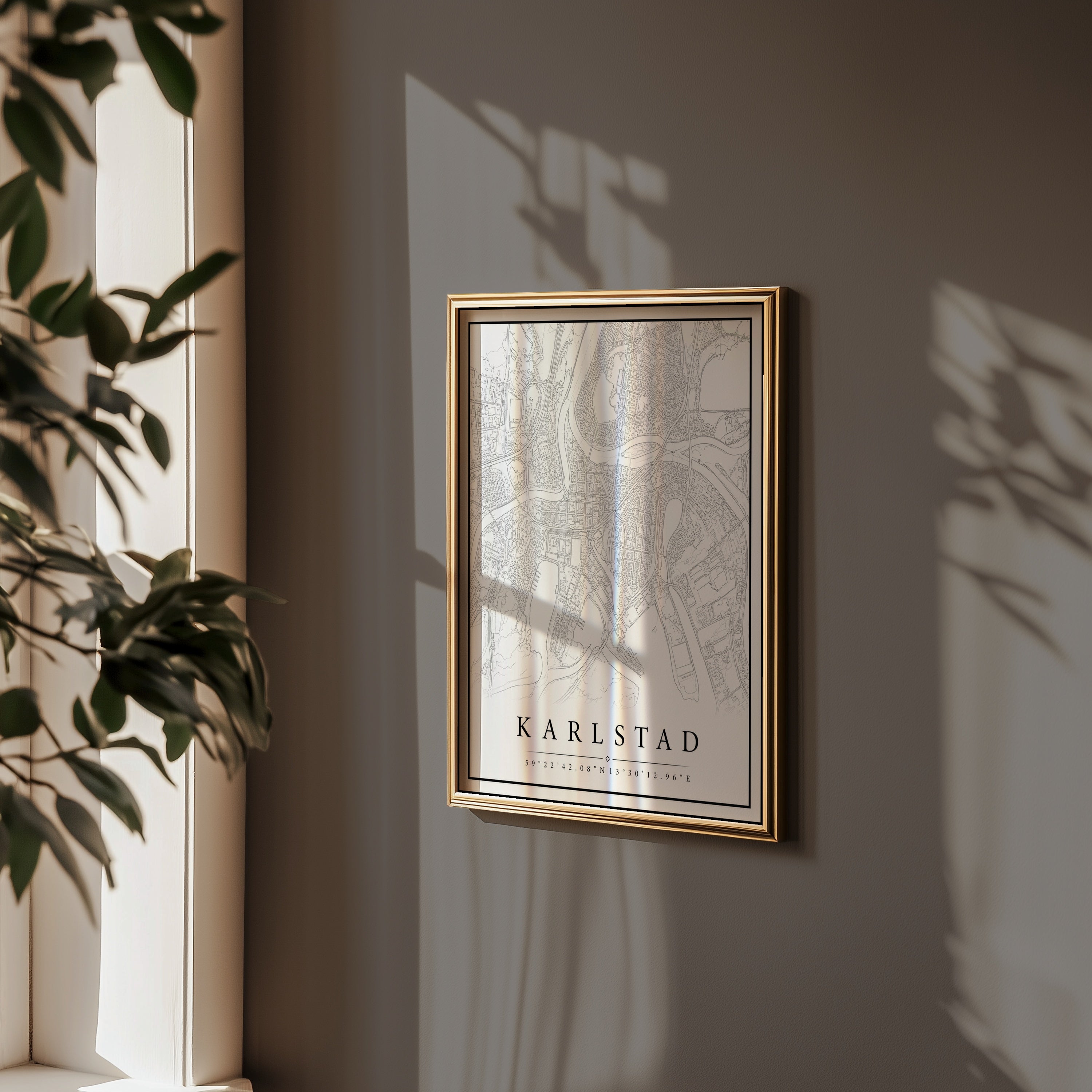 Karlstad Karta Poster