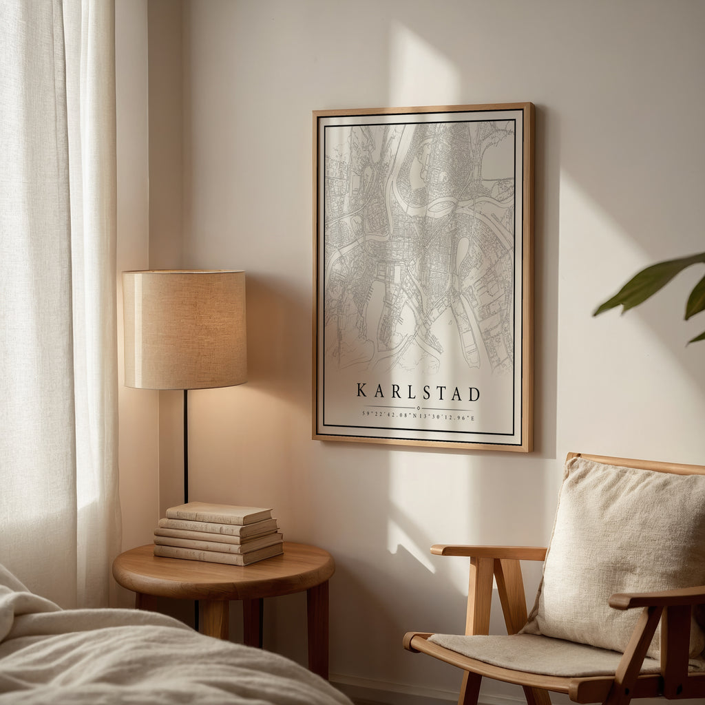 Karlstad Karta Poster