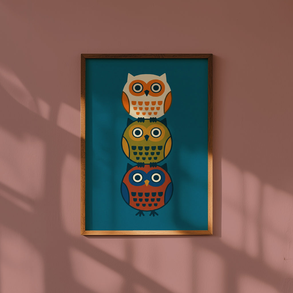 Owl Totem Poster – i rum 5