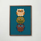 Owl Totem Poster – valnötsram