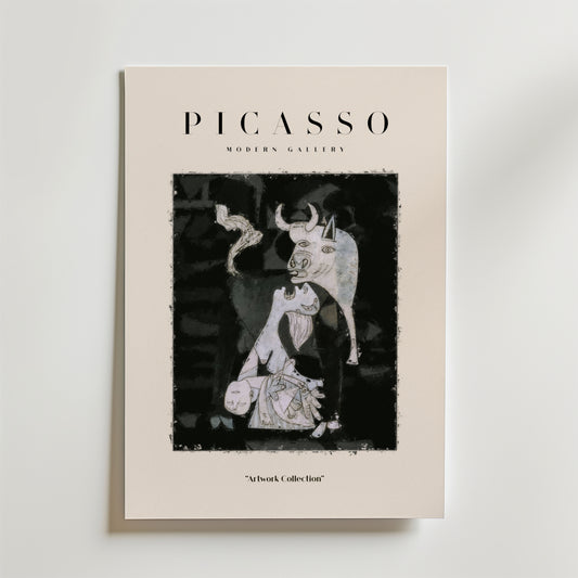 Picasso Beast Of Sorrows Poster