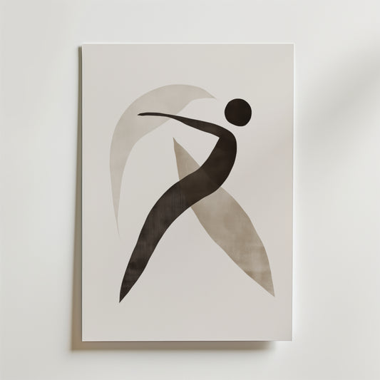 Abstract Movement Poster